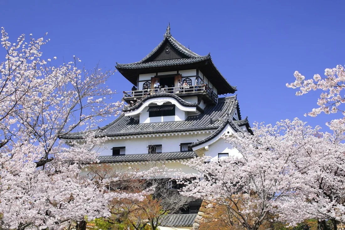国宝犬山城の風景