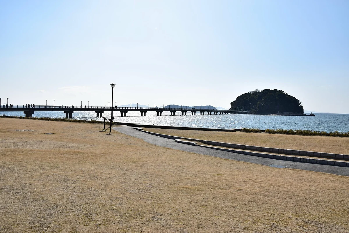 蒲郡市の竹島と竹島橋