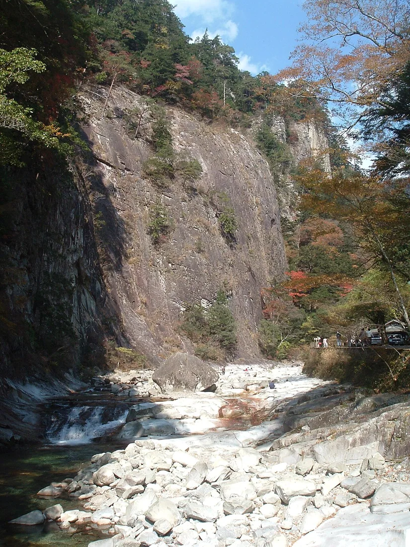 面河渓の風景