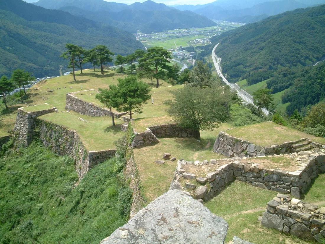 竹田城跡の風景