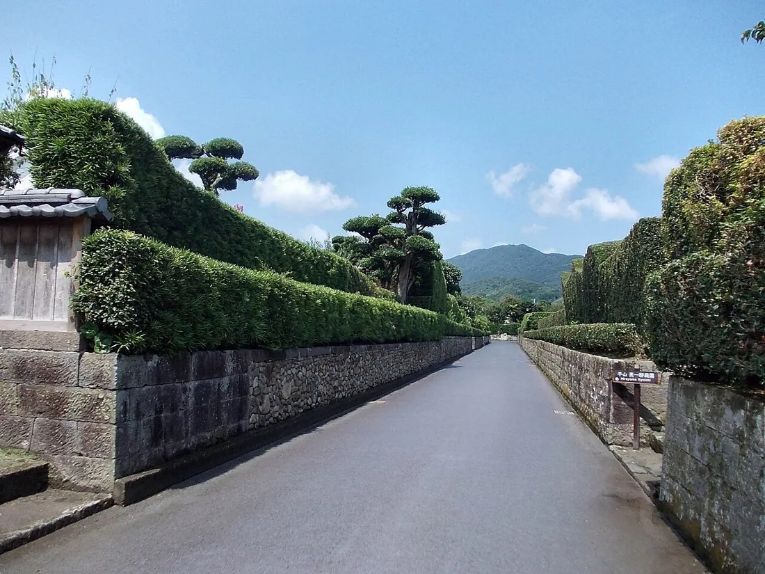 知覧武家屋敷庭園の風景