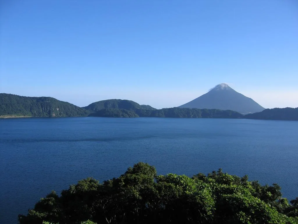 池田湖の風景