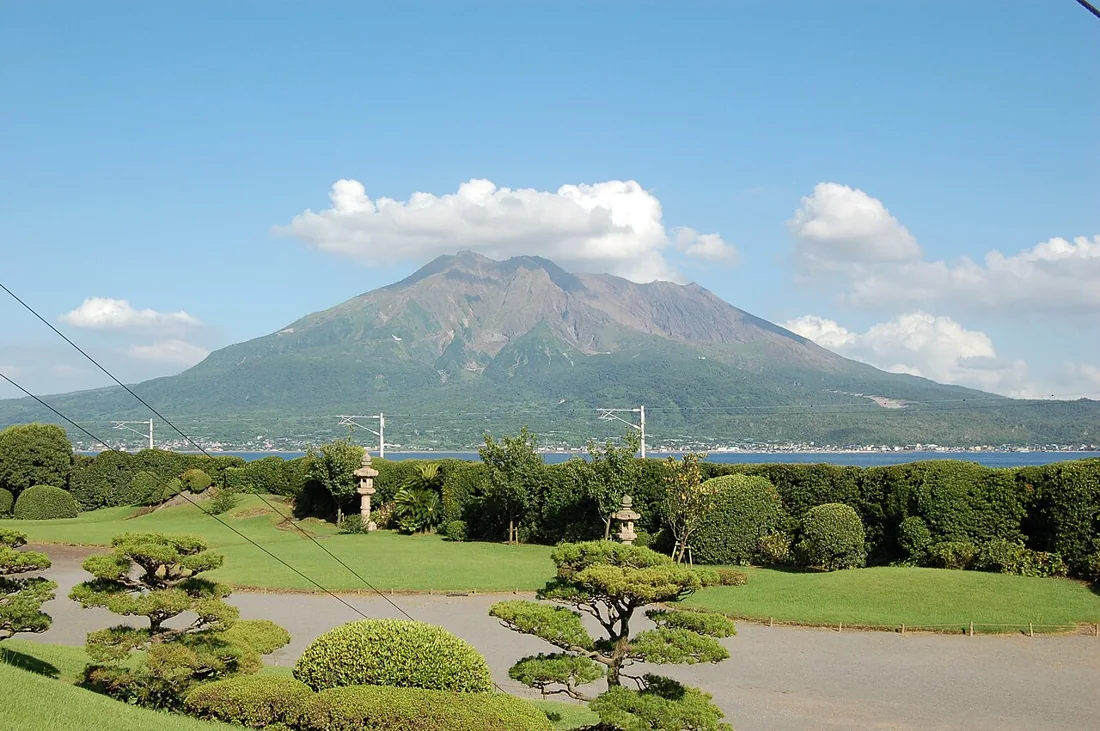 仙巌園の風景