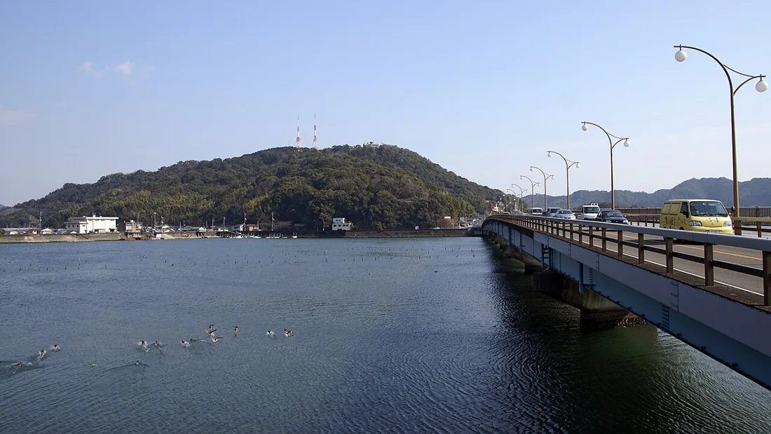 五台山展望テラスの風景