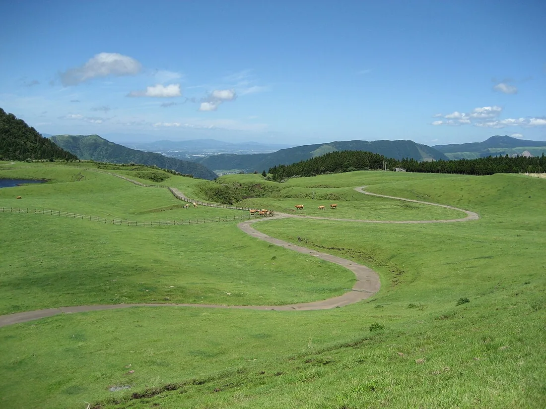 草千里ヶ浜の風景