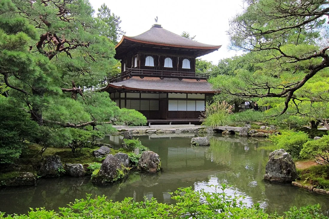 銀閣寺の風景