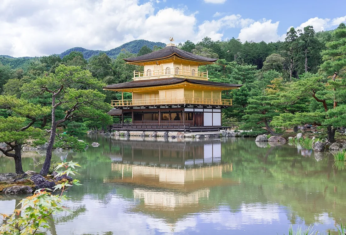 金閣寺の風景
