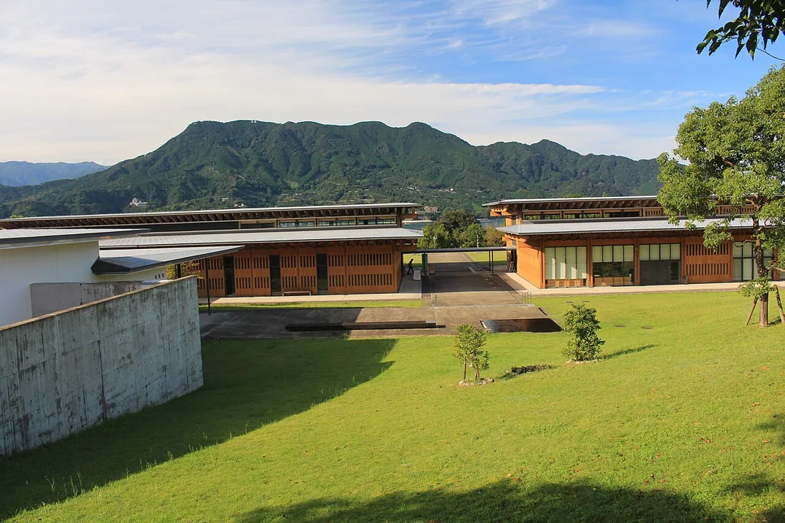 熊野古道センターの木工体験の風景