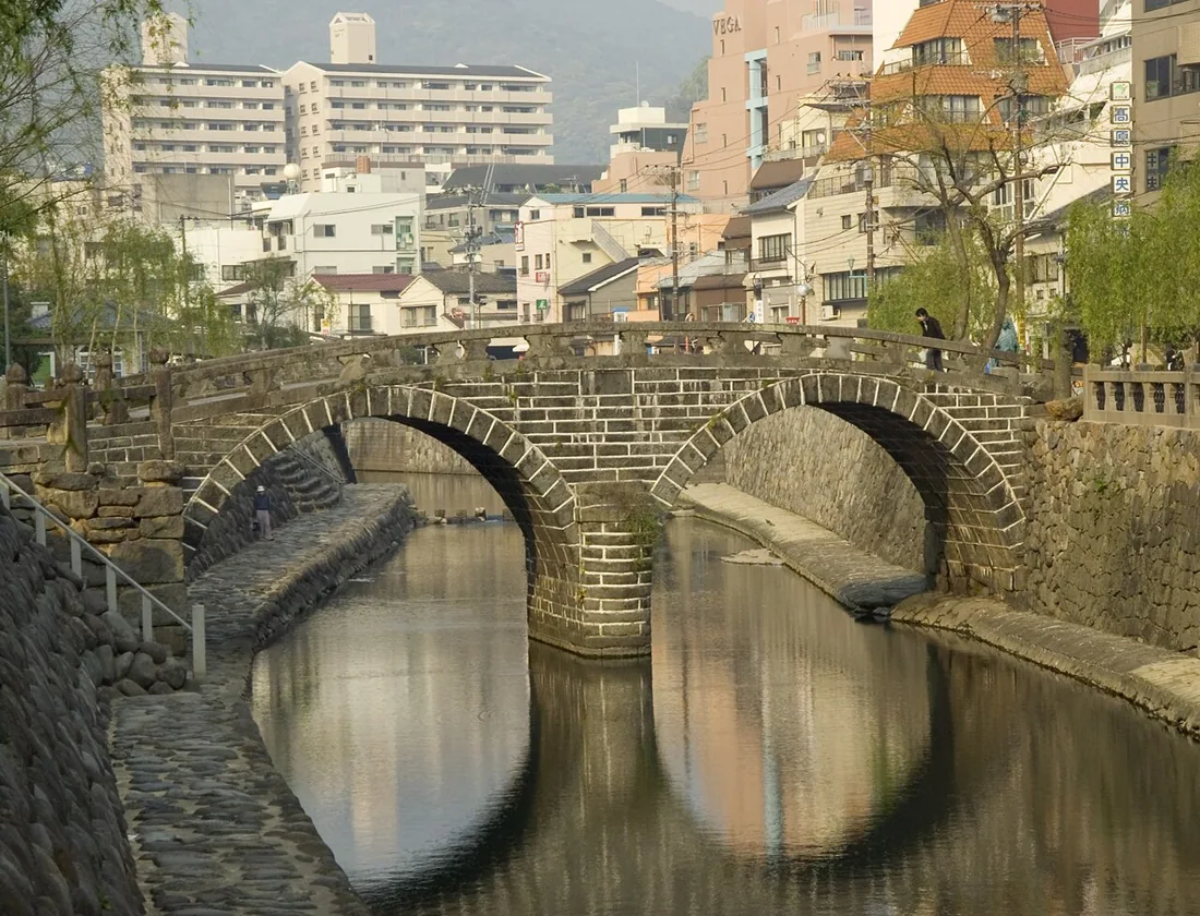 眼鏡橋の風景