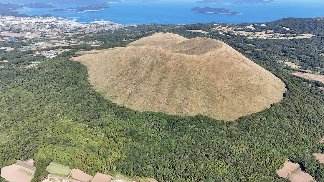 鬼岳の風景