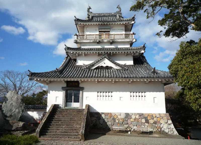 杵築城の風景