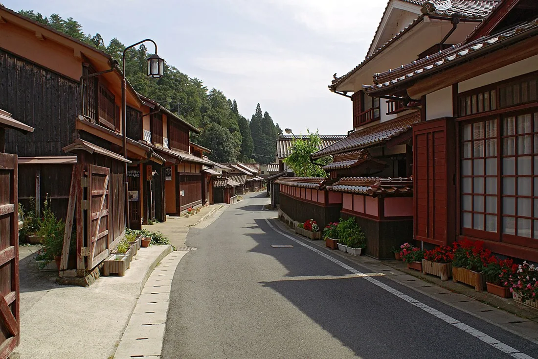 吹屋ふるさと村の風景
