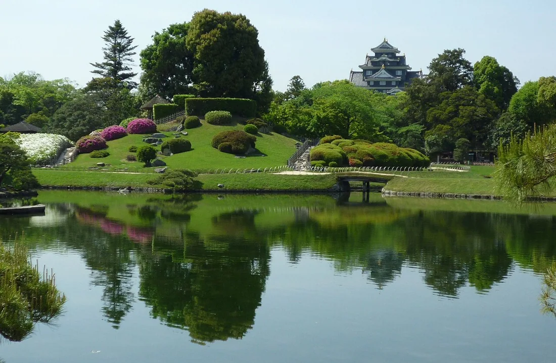 岡山後楽園の風景
