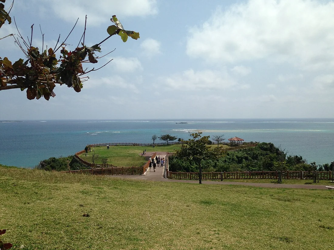 知念岬公園の風景