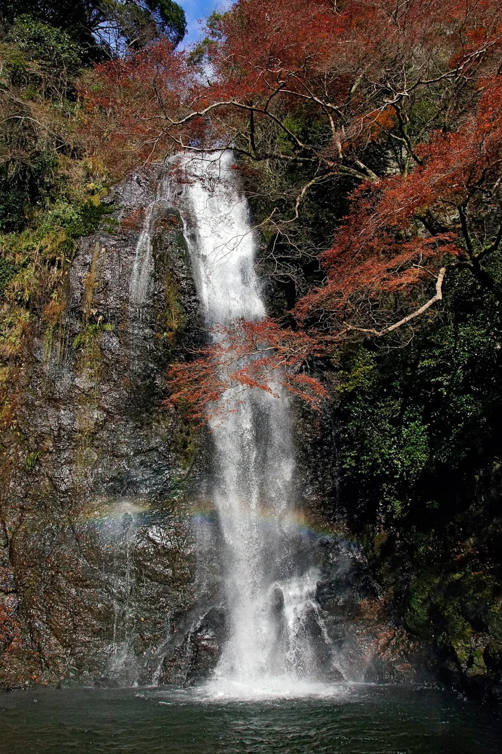 箕面大滝の風景