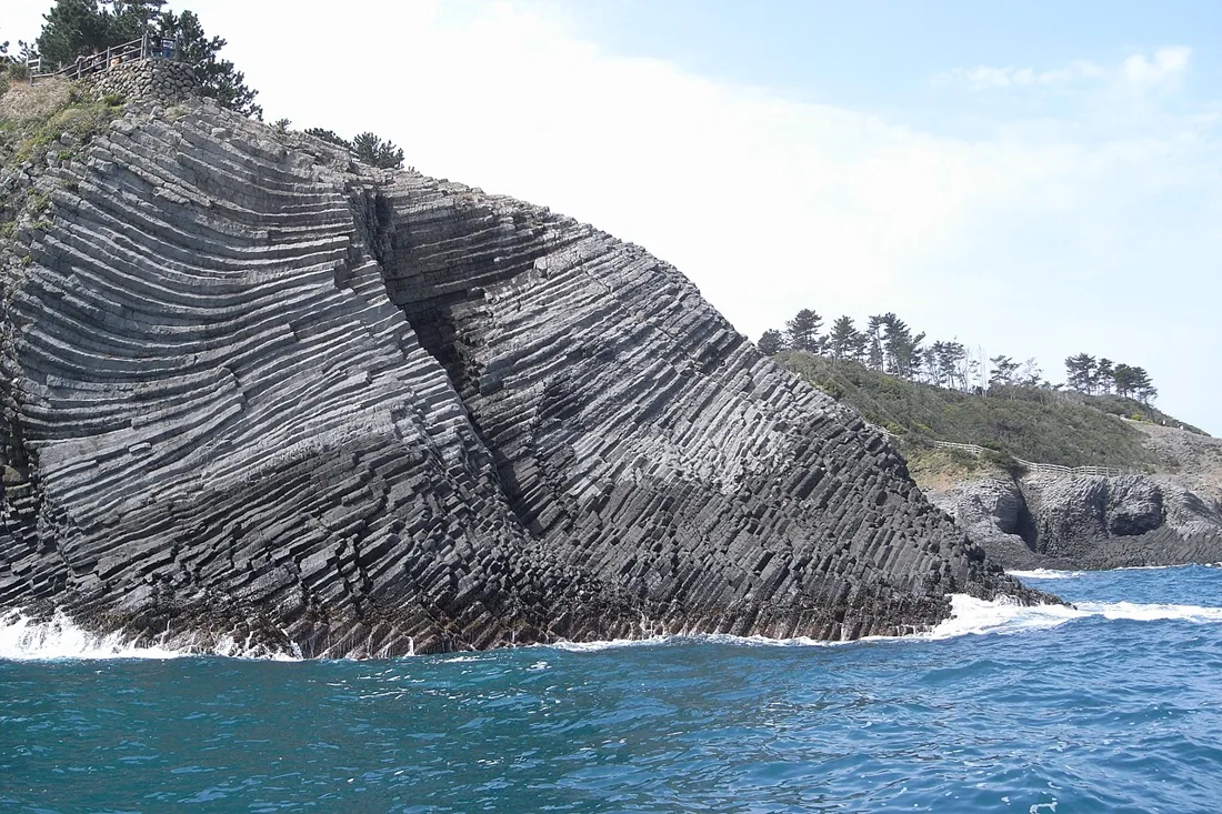 七ツ釜の風景