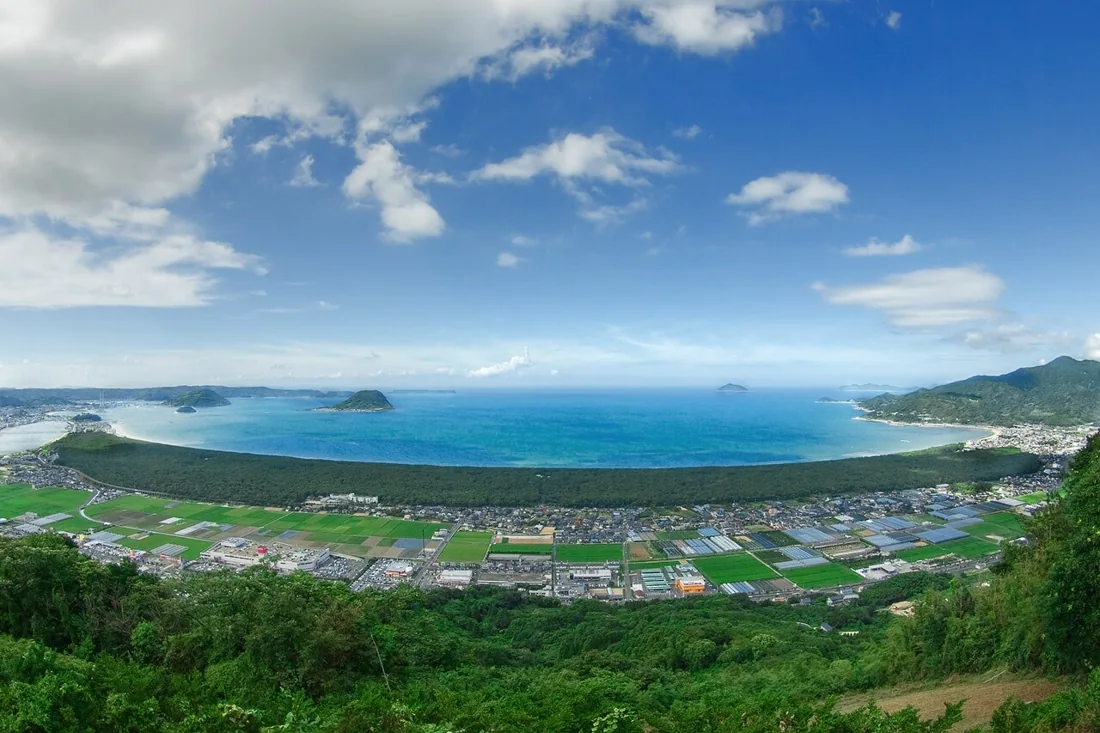 虹の松原の風景