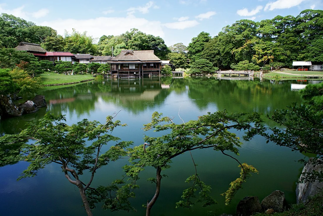 玄宮園の風景