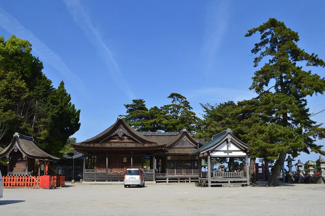 白鬚神社の風景