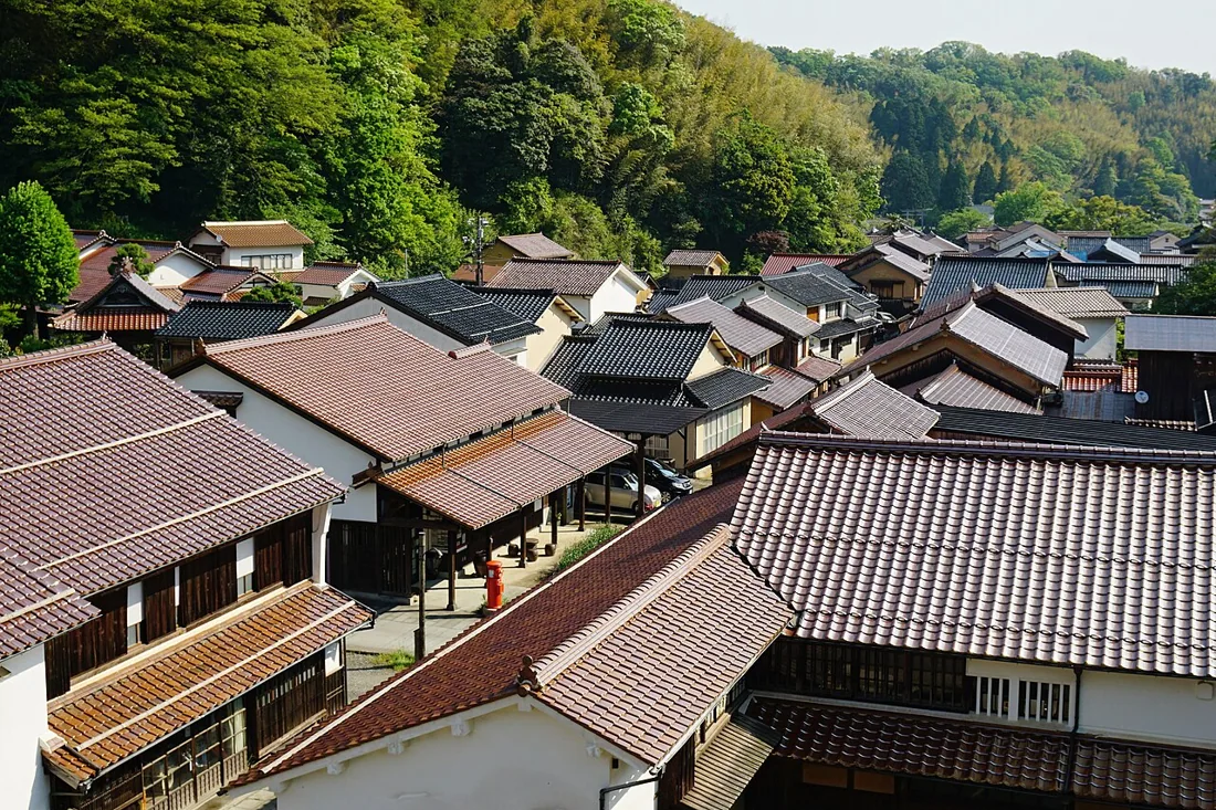 石見銀山 大森の町並みの風景