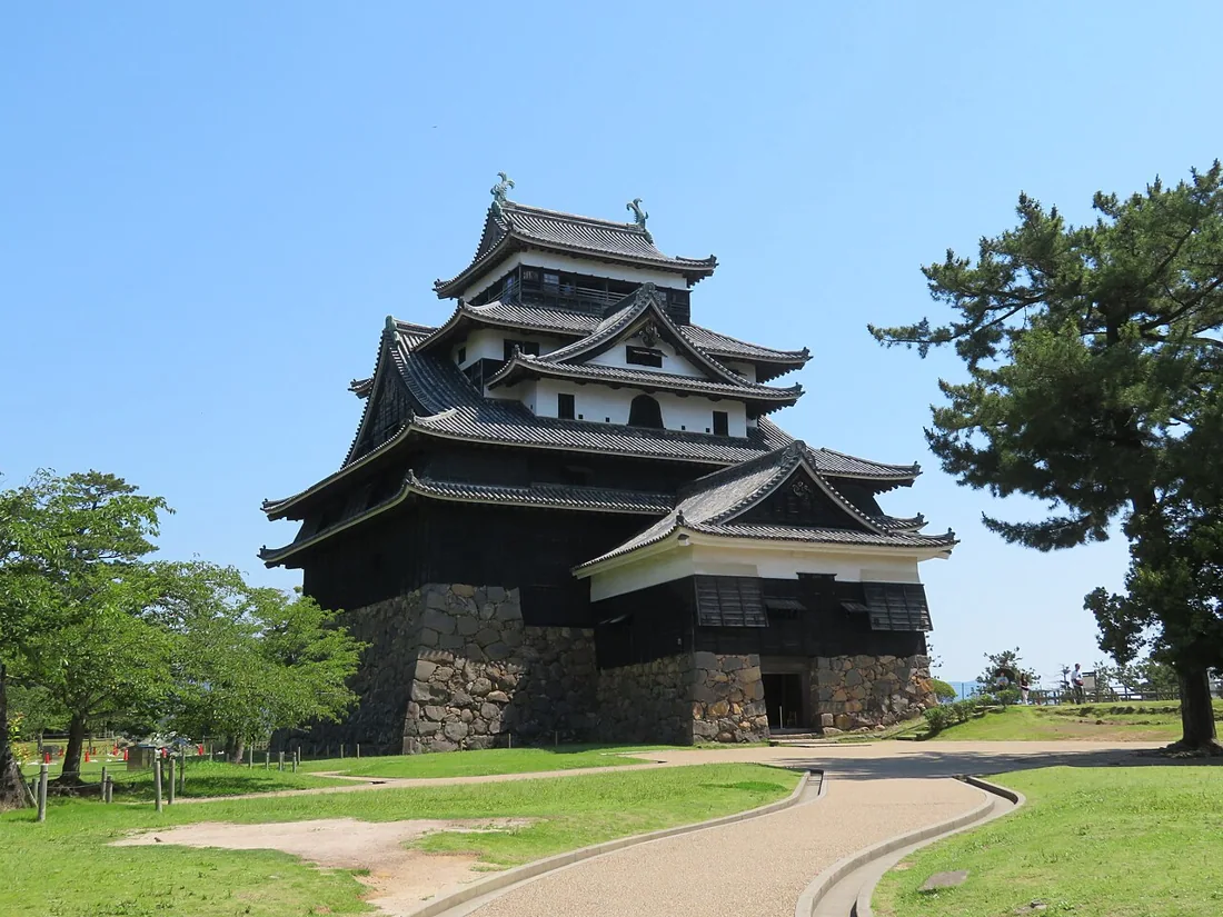 松江城の風景
