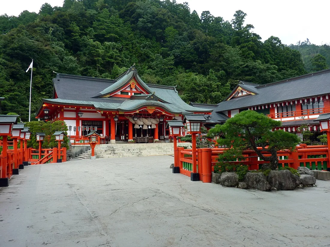 太皷谷稲成神社の風景