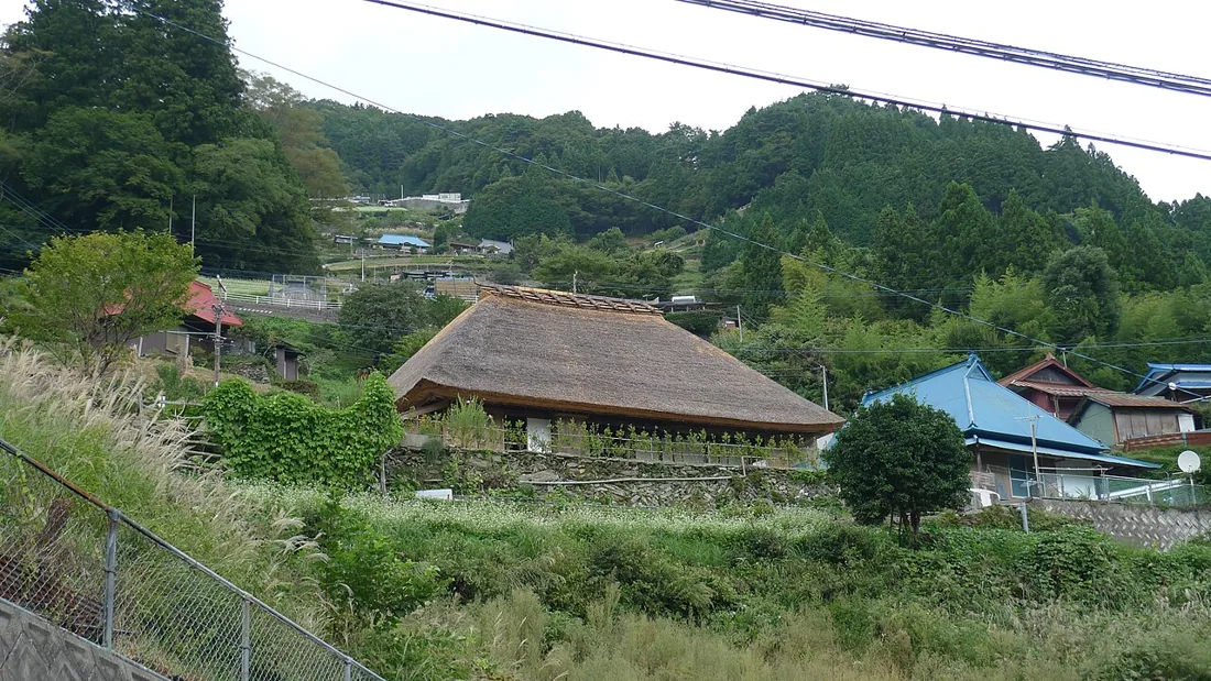 落合集落展望所の風景