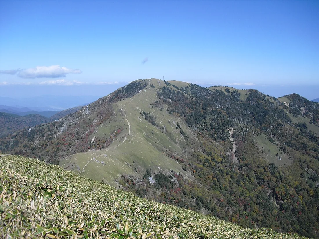 剣山・見ノ越登山口の風景