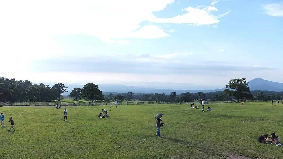 大山まきばみるくの里の風景