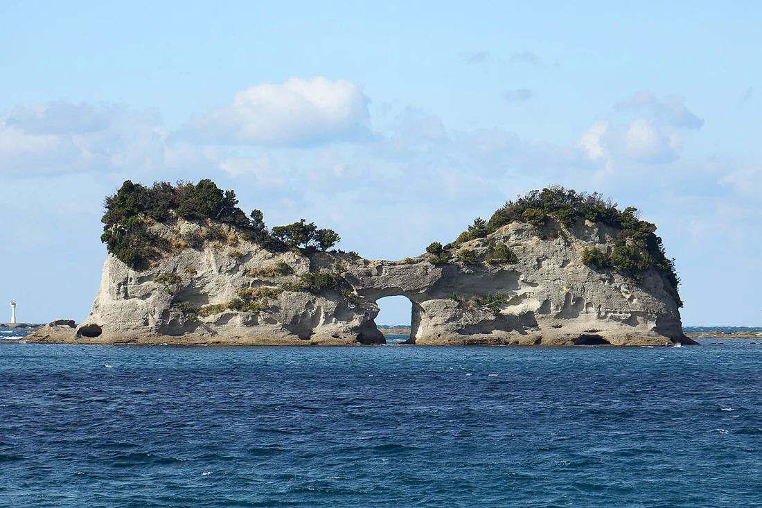 円月島の風景
