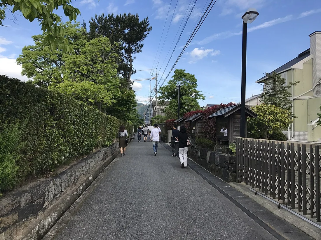 萩城下町の風景