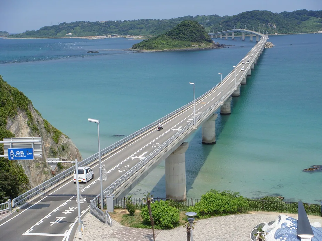 角島大橋の風景